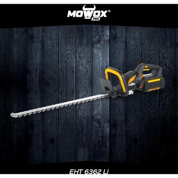 Mowox Trimmeris EHT 6362 Li, 4300/6300rpm, 630mm, Akumulators, Lāzera precizitātes asmeņi, Gredzenveida rokturis (EHT 6362 Li)