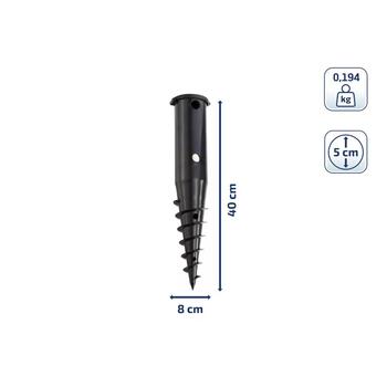 Leifheit Tapa ieskrūvējama žāvētājam 1085606, 50mm, plastmasa ar metāla kodolu, ar vāciņu (1085606)