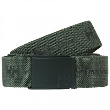 Helly Hansen рабочий ремень 79528_476-STD&HH, 3,8см, 130см, зелёный, эластичный, пряжка с логотипом HH WW (79528_476-STD&HH)