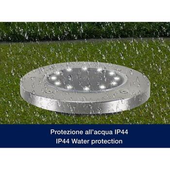 Beper Солнечные дорожные маркеры P207ILO020, 2x115mm, IP44, черный и серебристый цвет, интегрированный датчик дневного света (P207ILO020)