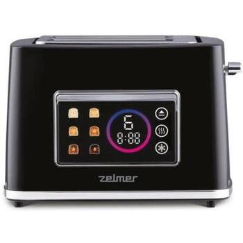 Zelmer Tosteris ZTS8065 71307088P, 930 W, 2 maizītes, skārienpanelis, atkausēšana, izņemama drupaču paplāte, sildīšana (71307088P)