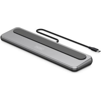 Digitus USB-C 8K док-станция DA-70919, 1x Ethernet, 2x HDMI, 1x USB-C, 3x USB-A, 100W PD (DA-70919)