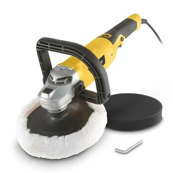Powerplus угловая полировальная машина POWX04740, 1200W, 180мм, 3500 мин-1, M14, 3м, регулировка скорости, плавный пуск (POWX04740)
