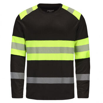 Pesso HVMIL_JM Hi-vis krekls Hvm, garām piedurknēm, M, melns/dzeltens, 55% kokvilna/45% poliesteris, EN ISO 20471 1. klase (HVMIL_JM)