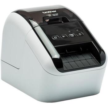 Принтер этикеток Brother QL-800, 300 x 600 DPI, 148 мм/сек, USB 2.0, прямая термопечать, автоматический резак, лента DK (QL-800)