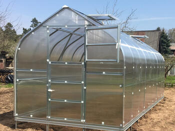 Siltumnīca KLASIKA STANDART 20 - 2,5 x 8m - 4mm polikarbonāta KLASIKA GREENHOUSE (4779037490295)