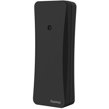 Hama Уличный датчик для метеостанции 00186419, 30м, 2xAA, черный, без дисплея, без часов, без будильника (00186419)