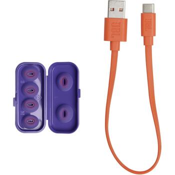 JBL Tune Flex Ghost Edition TWS наушники, 20-20000 Гц, 32 Ом, Bluetooth 5.2, IPX4, ANC, 4 микрофона, 32ч (JBLTFLEXGPUR)