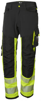 Helly Hansen Icu darba bikses 77471_369-C46&HH, C46, CL1, dzeltenas/melnas, ar kabatām, 4-virzienu elastīgs materiāls (77471_369-C46&HH)