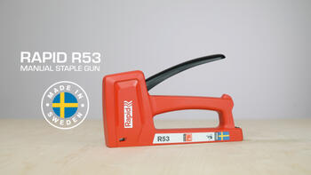 Rapid Степлер R53 5001661, 4–10 мм, стальные детали, эргономичная рукоятка (5001661)