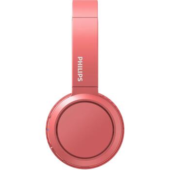 Philips TAH4205RD/00 Bluetooth наушники on-ear, 32mm, 20-20000Гц, 32Ом, 29ч, USB-C, красный (TAH4205RD/00)