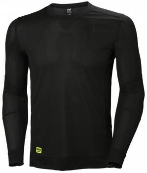 Helly Hansen Термобелье футболка HH Lifa 75105_990-S, черный, S, 125г/м², 100% полипропилен, плоские швы (75105_990-S)