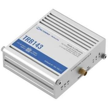 Teltonika Шлюз TRB143 4G LTE, 1 x Gigabit Ethernet, M-Bus, 1 x SMA антенна, IP30, 12-30 В, 6 Вт (TRB143)
