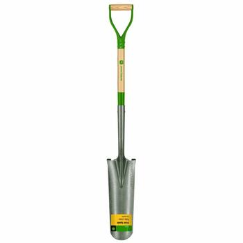 Drenāžas lāpsta ar koka kātu 121 cm un tērauda D veida rokturi John Deere® PEP-16-RBA-JD TRUPER (PEP-16-RBA-JD)