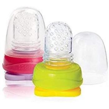 Kidsme Food Pouch адаптер 160490 LILA, 2 шт., полипропилен, силикон, без BPA, от 4 мес., Lime&Lavender (160490 LILA)