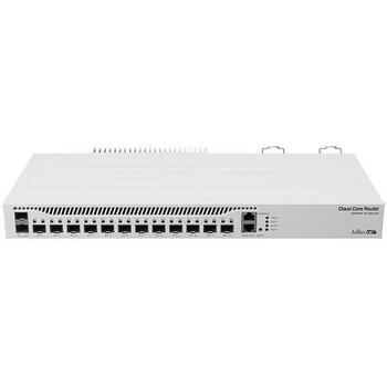 Mikrotik CCR2004-1G-12S+2XS маршрутизатор 12 SFP+ портов, 2 SFP28 порта, 4GB памяти, 128MB флеш, 32W потребление энергии (CCR2004-1G-12S+2XS)