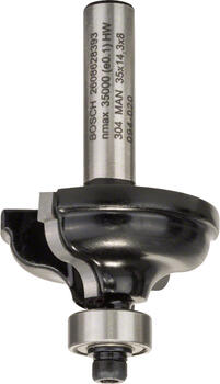 Daudzprofilu frēze HM R=4,8mm, l=14mm,kāts 8mm, Rokas frēzēm, malu frēzēm PROFILU FRĒZE STANDARD FOR WOOD, 2608628393, BOSCH (2608628393)
