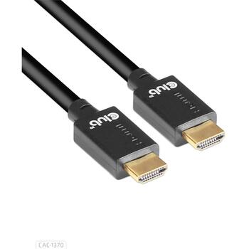 Club3D HDMI кабель CAC-1370 1.5 м, 48 Гбит/с, 2.1, M/M, золотые контакты, черный, ARC, 120 Гц (CAC-1370)