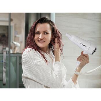 Beper matu žāvētājs 40.490, 2000W, 2 ātrumi, 1 uzgalis, 2m vads, automātisks slēdzis, sienas balsts, vēsā gaisa plūsma (40.490)