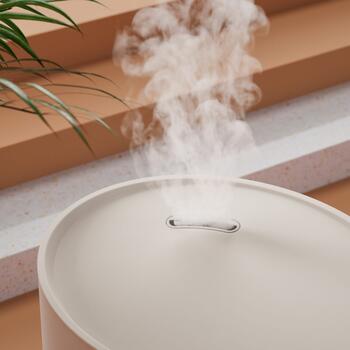 Viedais Wi-Fi ultraskaņas gaisa mitrinātājs Neo ar 5 l tvertni līdz ~50 m² ~500 ml/h Greige DXHU33 Duux (DXHU33)