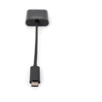Digitus USB-Type-C Gigabit Ethernet адаптер DN-3027, 1 Гбит/с, USB-C порты, передача питания (DN-3027)