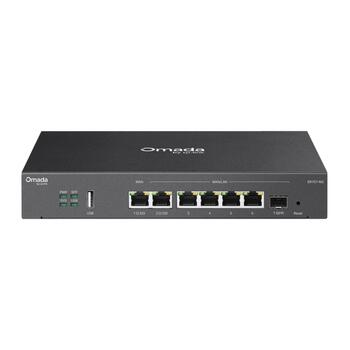TP-Link Omada ER707-M2 VPN-маршрутизатор, 2.5G+GbE, 6 портов, 1GB DDR4, 500K сессий, SSL/IPSec/WireGuard (ER707-M2)