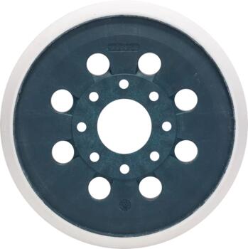 Pamatne GEX 125-1 AE cieta, Ekscentra slīpmašīnām SLĪPĒŠANAS PAMATNE AR 8 ATVERĒM, 2608000352, BOSCH (2608000352)