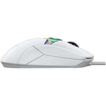 Проводная игровая мышь 8000 Гц poll rate 16000 DPI 6–7 кнопок RGB Белая LRG MSP80 WH Lorgar (LRG-MSP80-WH)