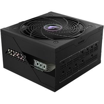 Gigabyte Datora barošanas bloks GP-AE1000PMPG5, 1000W, 80 PLUS Platinum, 120mm ventilators, pilnībā modulārs, aktīvā dzesēšana (GP-AE1000PMPG5)