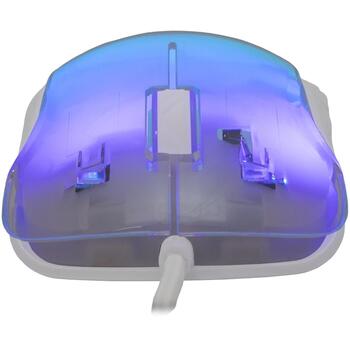 White Shark Мышь MORDRED-W GM-5017, 12800 DPI, 7 кнопок, USB 2.0, 1.8 м, RGB подсветка, оптическая, эргономичная (MORDRED-W)