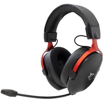 White Shark Наушники FOX-B, 280г, Черный, 32Ω, 20Hz-20KHz, 40mm драйверы, многопозиционный микрофон, регулятор громкости (FOX-B)