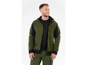 Yato флисовая куртка с капюшоном YT-79191, XL, 188-196 см, 110-118 см, 300 г/м², 100% полиэстер, 5 карманов, молния, категория I (YT-79191)
