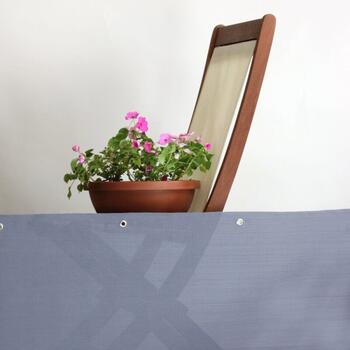 Dekoratīvs aizsargsiets TENAX TEXSTYLE PRIVÉ 580 g/m2 1x5m, pelēks 1A140303 (1A140303)