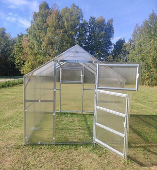Siltumnīca KLASIKA BERNARD 2,35x4 m ar 4mm polikarbonāta pārklājumu 4779037492282 (179)