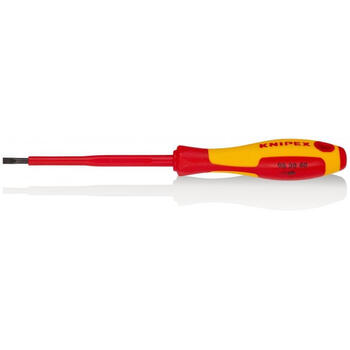 Отвертка электрика SL4.0x100мм VDE 1000V 982040 KNIPEX (98 20 40)