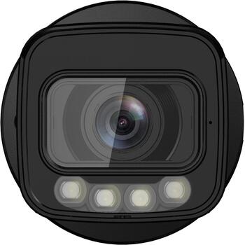 Dahua IPC-HFW3849T-ZAS-IL-27135-BLACK, 8MP сетевая камера, 2.7-13.5mm, IP67, ИК 60м, PoE, белый свет, микрофон, WizSense (IPC-HFW3849T-ZAS-IL-27135-BLACK)