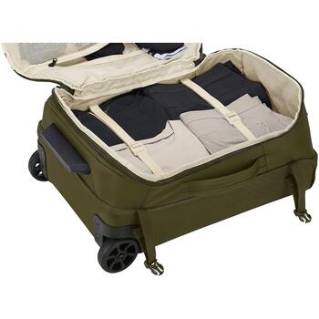 Thule дорожный чемодан 3205610, 44L, 35x23x55см, 2.45кг, 3 отделения, молнии, телескопическая ручка, колеса, натуральный зеленый (3205610)