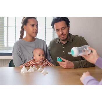 Philips Avent Natural Response антиколиковая бутылочка SCY673/01, 260 мл, соска среднего потока, клапан AirFree, без BPA (SCY673/01)