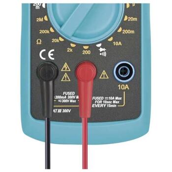 Emos Мультиметр MD-210 M0391N, 20 µA – 10 A, 200–300 V, 200 mV – 300 V, 200 Ohm – 2 MOhm, 3,5 разряда, ручной выбор диапазона (M0391N)