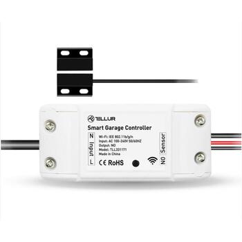 Tellur WiFi Управляющий Комплект Для Гаражных Ворот TLL331171, AC100-250V, 10A, 2200W, 2,4GHz, IEEE 802.11b/g/n (TLL331171)