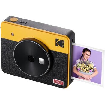 Kodak Mini Shot 3 Square Retro моментальная камера и принтер C300RY, 2,1x3,4 дюйма, 4PASS технология, Bluetooth (C300RY)