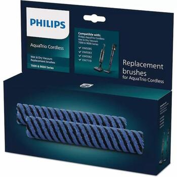 Philips AquaTrio Cordless сменные щетки XV1793/01, 2 шт., микрофибра, для твердых полов, совместимость с XV7110, XW9382, XW9383 (XV1793/01)