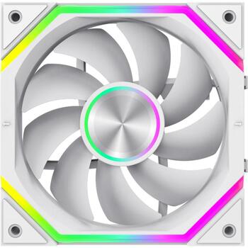 Gamemax Kaste ventilators FN12A-N2 WL-W, 120mm, 58.6cfm, 800-2000rpm, 30.6dBA, Hidrauliska gultņi, 4-pin PWM (FN12A-N2 WL-W)