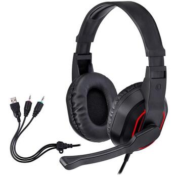 Tracer Наушники TRASLU46467, 115dB, 32Ω, 2.2m, 40mm, RGB, Стерео, Встроенный микрофон, Регулятор громкости (TRASLU46467)