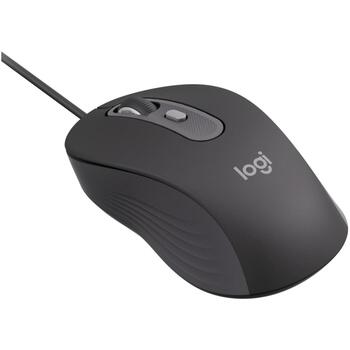 Logitech USB datorpele M520, 910-007511, 4000 DPI, 4 pogas, 1.8m kabelis, ambidextriska forma, optiskā tehnoloģija (910-007511)