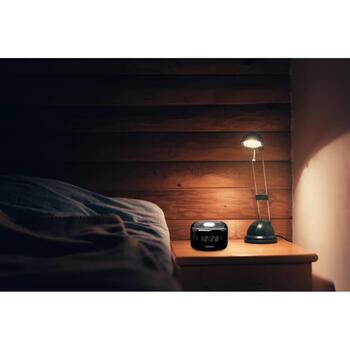 Lenco CR-12BK радиобудильник, LED 0.6