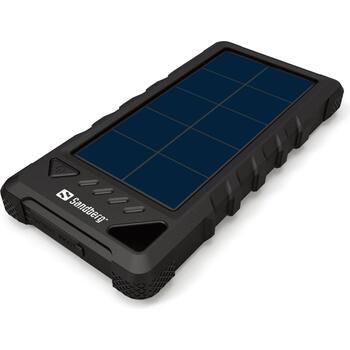 Sandberg 420-35 Уличный Солнечный Powerbank, 16000 mAh, 2xUSB A, 1xUSB C, 5V, 2A, 3.4A, Универсальный, Водонепроницаемый (420-35)