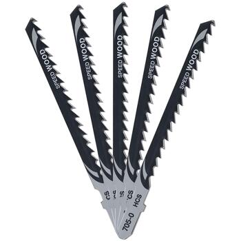Dewalt Полотно для лобзика 70mm T Shank HCS (DT2077-QZ), 4 TPI, HCS, 5 шт., 70 mm, 4 mm, 100 mm (DT2077-QZ)