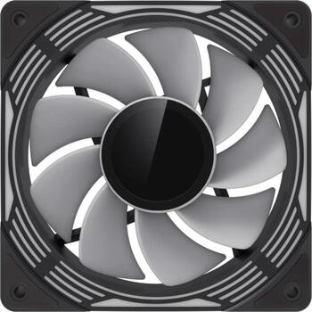 Gamemax Korpusa ventilators KF300R BK, 120mm, 31.21 dBA, 800-1600 rpm, PWM atbalsts, ARGB ventilators (KF300R BK)