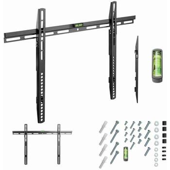 Gembird sienas stiprinājums WM-70F-02, atbalsta 37-70'' televizorus, VESA 200 x 200 līdz 600 x 400 mm, maksimālā slodze 40 kg (WM-70F-02)